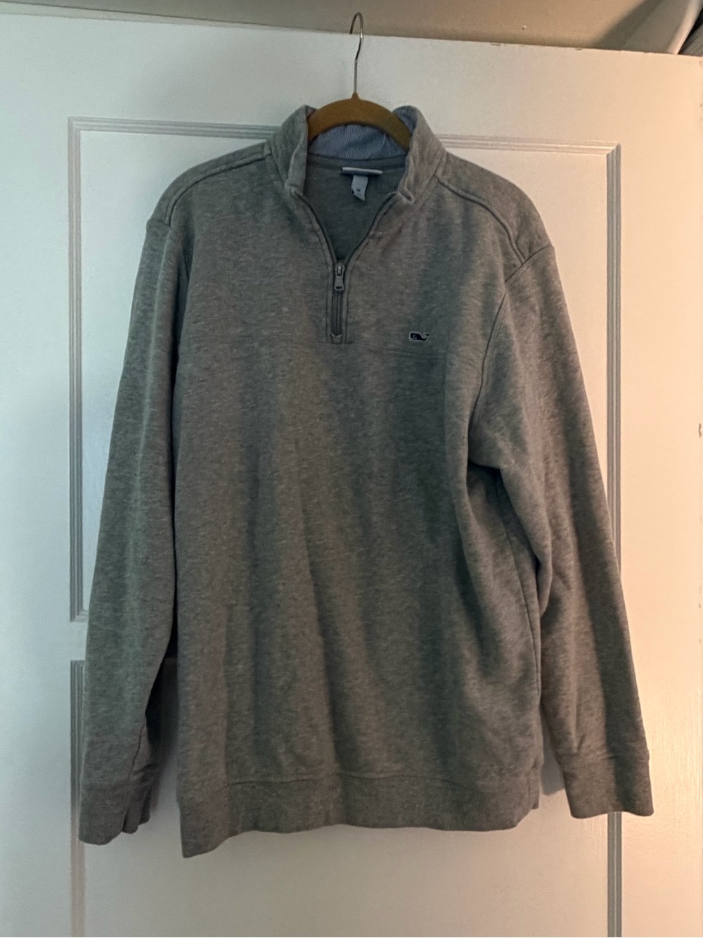 Vineyard Vines x Target Men's Gray Quarter-Zip Pullover Sweatshirt